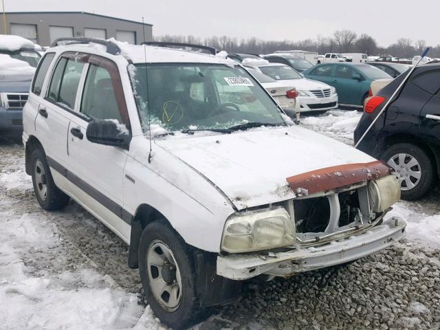 2S3TD52VX26110704 - 2002 SUZUKI VITARA JLX WHITE photo 1