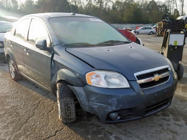 KL1TG5DE3BB152607 - 2011 CHEVROLET AVEO LT GREEN photo 1