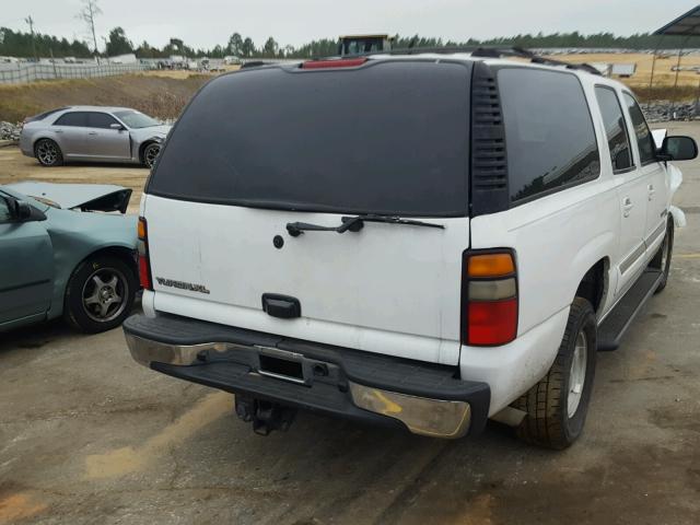 3GKEC16Z44G261713 - 2004 GMC YUKON XL C WHITE photo 4