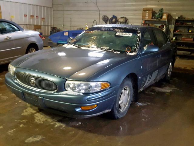 1G4HR54K3YU267960 - 2000 BUICK LESABRE LI GRAY photo 2