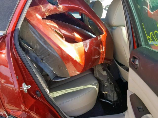 JM3ER2C56B0379109 - 2011 MAZDA CX-7 RED photo 6