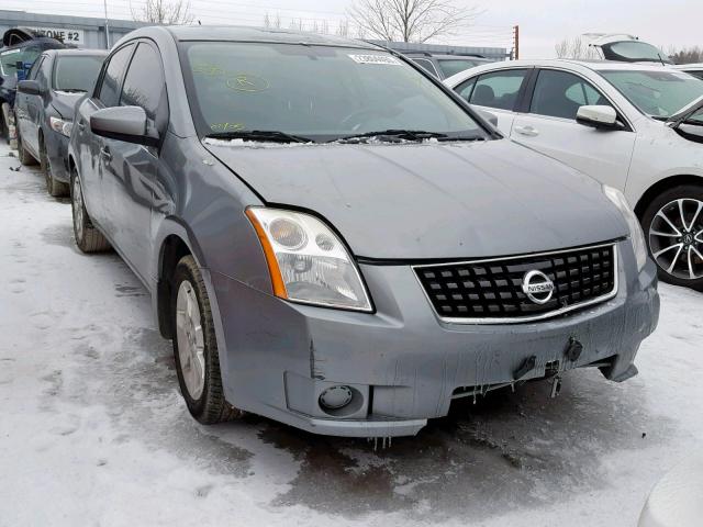 3N1AB61E58L619383 - 2008 NISSAN SENTRA 2.0 GRAY photo 1