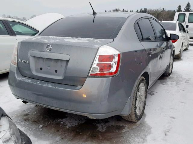 3N1AB61E58L619383 - 2008 NISSAN SENTRA 2.0 GRAY photo 4