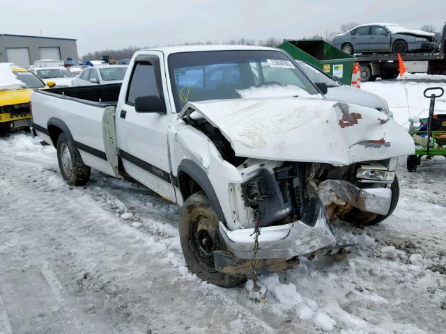 1B7FL26X8NS552925 - 1992 DODGE DAKOTA WHITE photo 1