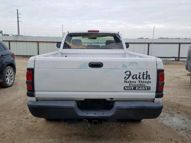 1B7HC16X51S749435 - 2001 DODGE RAM 1500 WHITE photo 6