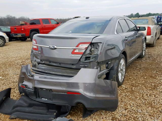 1FAHP2F89DG131390 - 2013 FORD TAURUS LIM GRAY photo 4