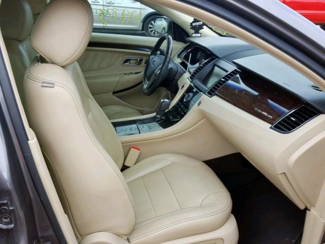 1FAHP2F89DG131390 - 2013 FORD TAURUS LIM GRAY photo 5