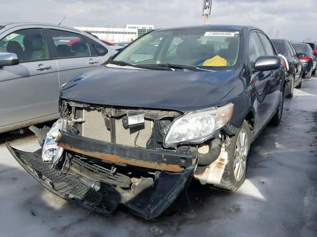 2T1BU40EX9C100268 - 2009 TOYOTA COROLLA BA GRAY photo 2