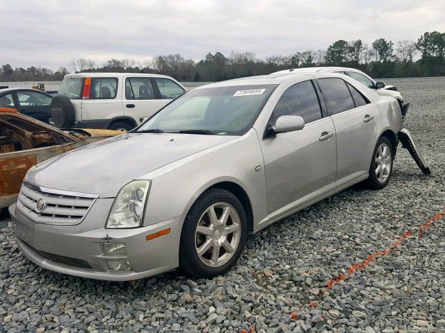 1G6DW677760170616 - 2006 CADILLAC STS SILVER photo 2