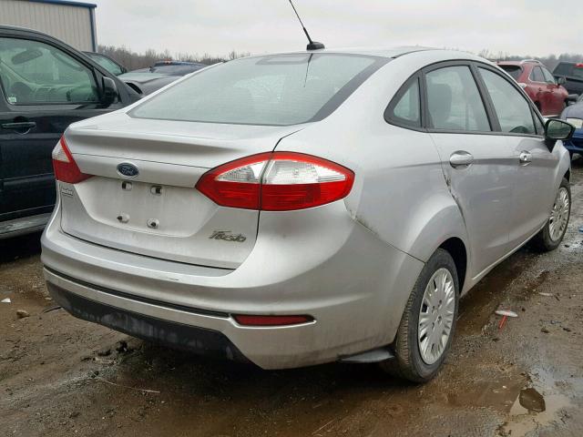 3FADP4AJXEM226827 - 2014 FORD FIESTA S SILVER photo 4