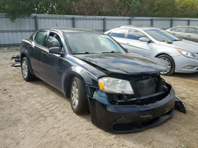 1C3CDZAB7EN144178 - 2014 DODGE AVENGER SE BLACK photo 1