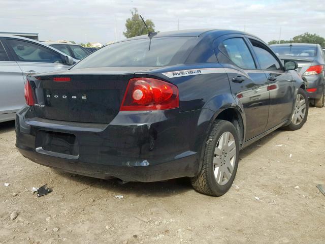1C3CDZAB7EN144178 - 2014 DODGE AVENGER SE BLACK photo 4