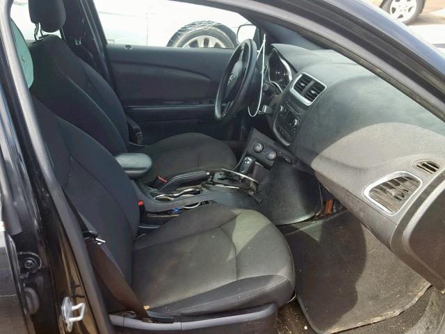 1C3CDZAB7EN144178 - 2014 DODGE AVENGER SE BLACK photo 5