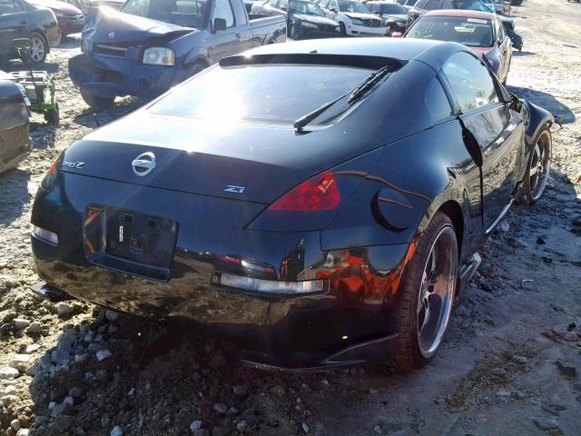 JN1BZ34D18M703210 - 2008 NISSAN 350Z COUPE BLACK photo 4