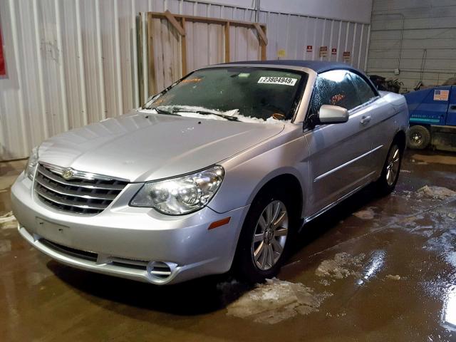 1C3BC5ED7AN184967 - 2010 CHRYSLER SEBRING TO SILVER photo 2