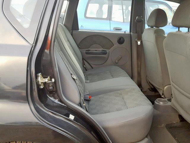 KL1TD62615B356112 - 2005 CHEVROLET AVEO BASE Qara foto 6