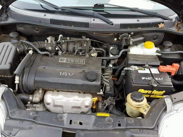 KL1TD62615B356112 - 2005 CHEVROLET AVEO BASE Qara foto 7