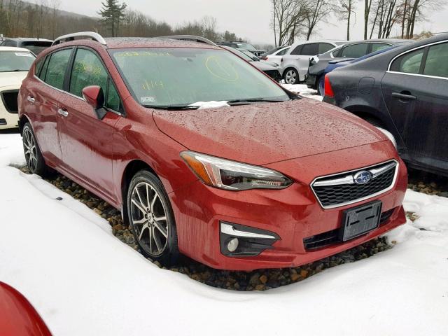 4S3GTAT62H3752997 - 2017 SUBARU IMPREZA LI RED photo 1