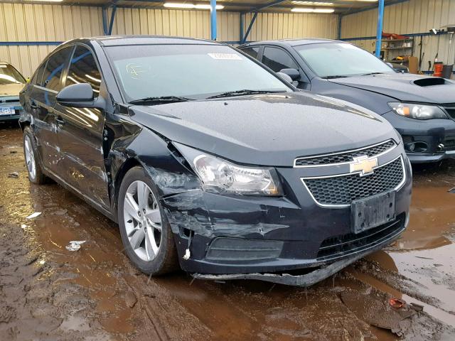 1G1P75SZ3E7219660 - 2014 CHEVROLET CRUZE BLACK photo 1