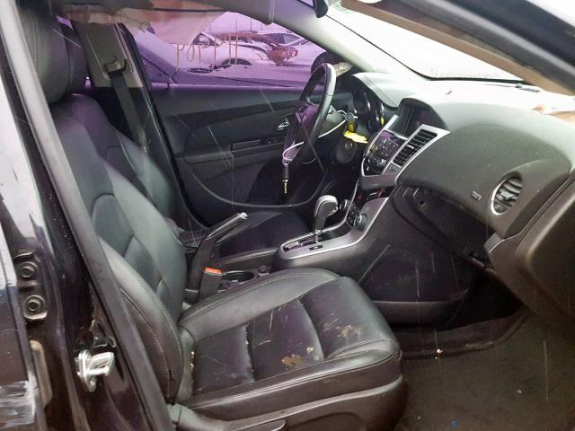 1G1P75SZ3E7219660 - 2014 CHEVROLET CRUZE BLACK photo 5