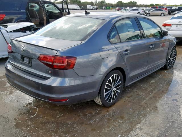 3VWD17AJ0HM395088 - 2017 VOLKSWAGEN JETTA SPOR GRAY photo 4