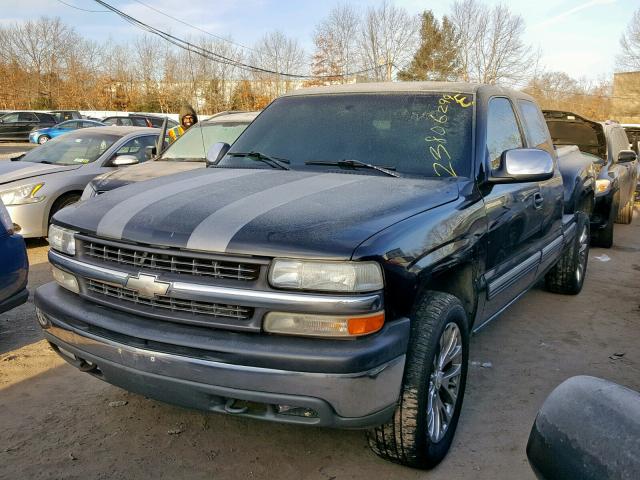 2GCEK19T3X1267862 - 1999 CHEVROLET SILVERADO BLACK photo 2