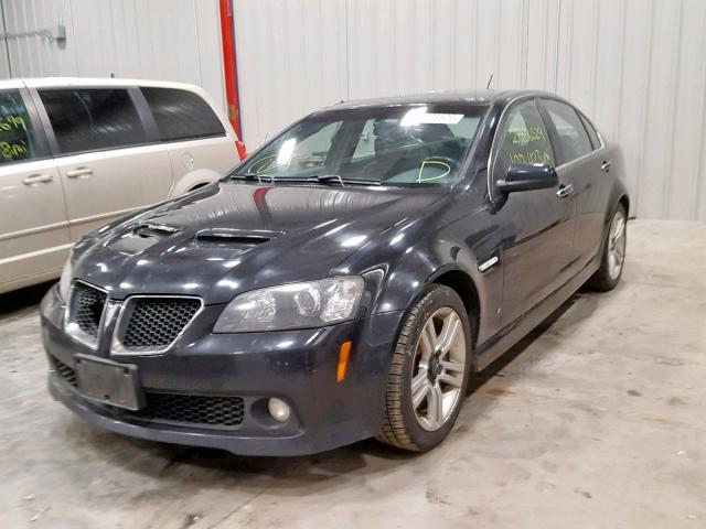 6G2ER57789L171626 - 2009 PONTIAC G8 BLACK photo 2