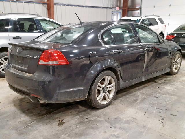 6G2ER57789L171626 - 2009 PONTIAC G8 BLACK photo 4