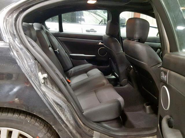 6G2ER57789L171626 - 2009 PONTIAC G8 BLACK photo 6