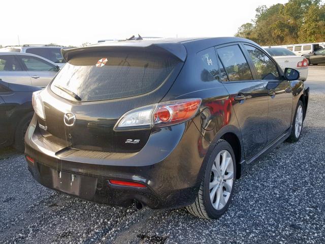 JM1BL1H53A1214272 - 2010 MAZDA 3 S BLACK photo 4