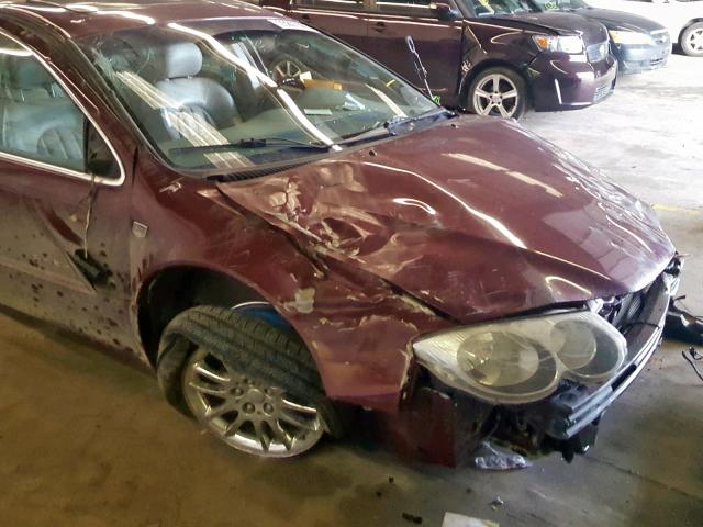 2C3AE66G61H721647 - 2001 CHRYSLER 300M RED photo 9