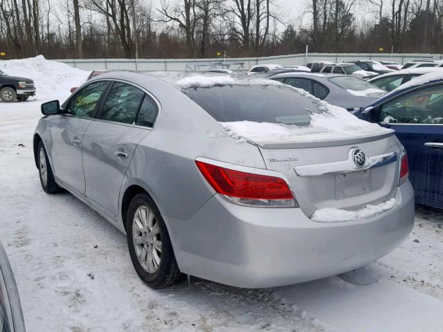 1G4GA5GR0CF166206 - 2012 BUICK LACROSSE SILVER photo 3