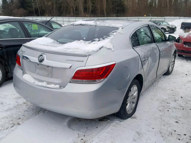 1G4GA5GR0CF166206 - 2012 BUICK LACROSSE SILVER photo 4