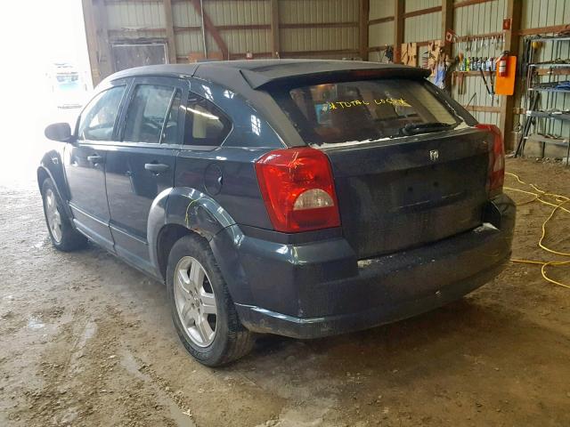 1B3HB48B58D764782 - 2008 DODGE CALIBER SX BLUE photo 3