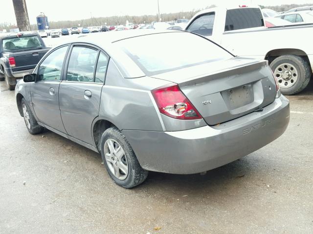 1G8AJ55F47Z186492 - 2007 SATURN ION LEVEL GRAY photo 3