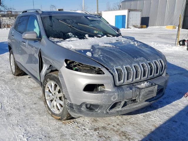 1C4PJMDS8EW232283 - 2014 JEEP CHEROKEE L GRAY photo 1