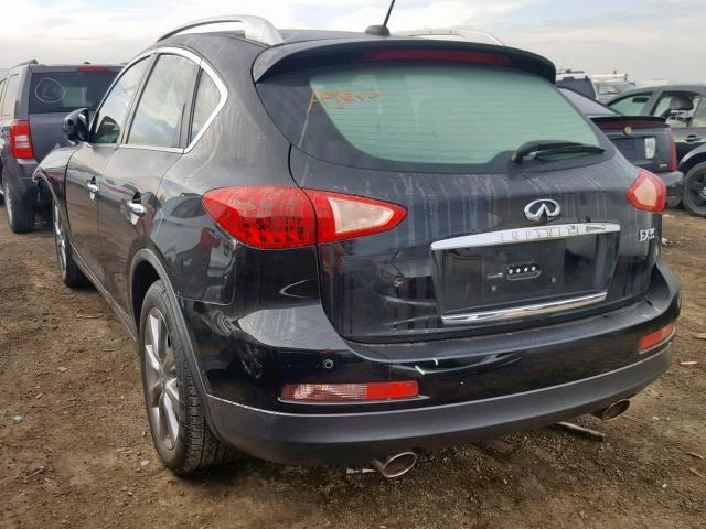 JN1AJ0HP2AM703566 - 2010 INFINITI EX35 BASE BLACK photo 3