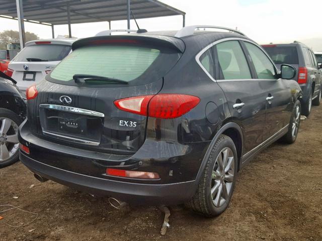 JN1AJ0HP2AM703566 - 2010 INFINITI EX35 BASE BLACK photo 4