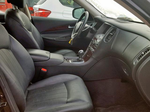 JN1AJ0HP2AM703566 - 2010 INFINITI EX35 BASE BLACK photo 5