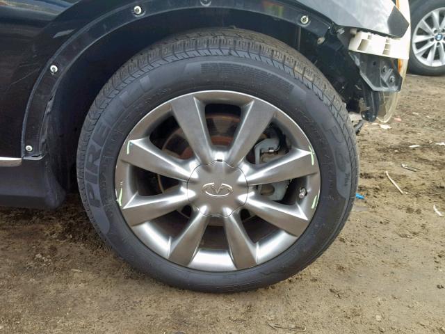 JN1AJ0HP2AM703566 - 2010 INFINITI EX35 BASE BLACK photo 9