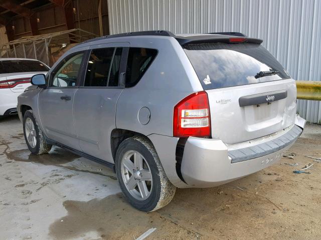 1J4FT47B99D102302 - 2009 JEEP COMPASS SP 银色 照片 3