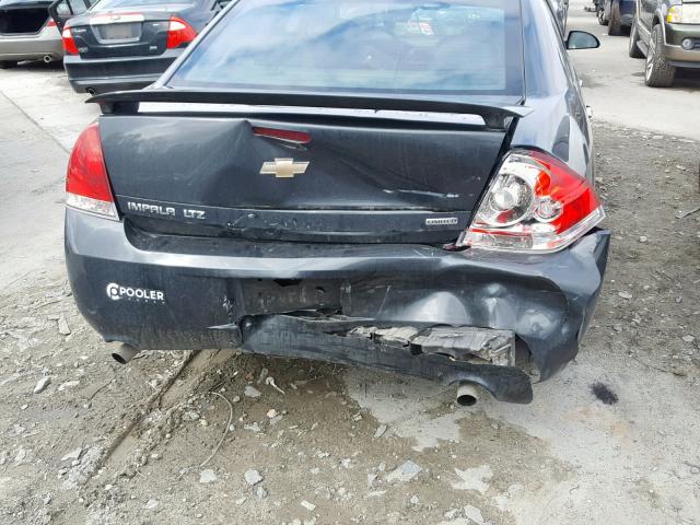 2G1WC5E38E1182441 - 2014 CHEVROLET IMPALA LIM GRAY photo 9