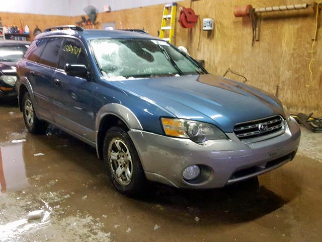 4S4BP61C957322596 - 2005 SUBARU LEGACY OUT BLUE photo 1