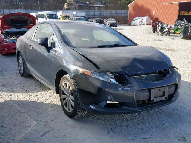 2HGFG3A82CH537269 - 2012 HONDA CIVIC EX BLACK photo 1