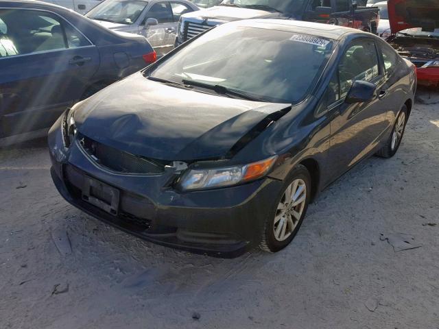 2HGFG3A82CH537269 - 2012 HONDA CIVIC EX BLACK photo 2