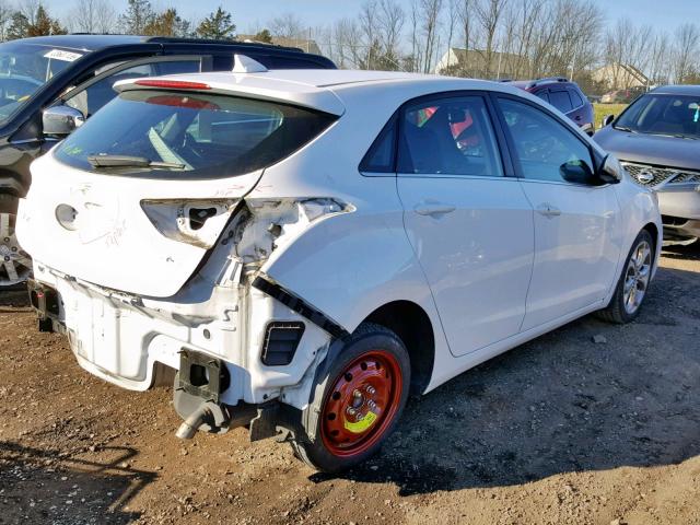 KMHD35LH3FU240504 - 2015 HYUNDAI ELANTRA GT WHITE photo 4