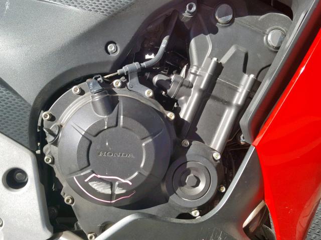 MLHPC4417D5001815 - 2013 HONDA CBR500 R RED photo 7