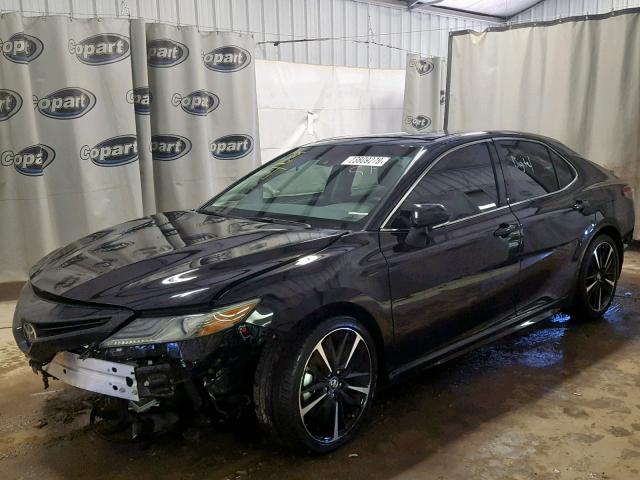 4T1B61HK5JU557754 - 2018 TOYOTA CAMRY XSE 黑色 照片 2