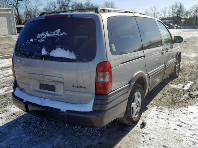 1GMDX03E21D134048 - 2001 PONTIAC MONTANA SILVER photo 4