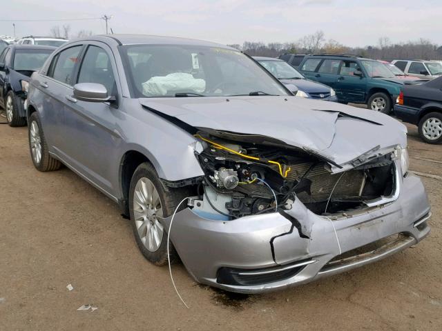 1C3CCBAB6DN734137 - 2013 CHRYSLER 200 LX SILVER photo 1